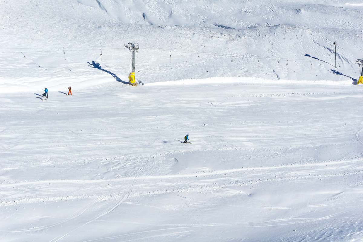 In Kaimaktsalan, zum Skifahren und für gute Laune